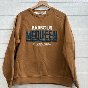 Barbour International Steve McQueen Randall Crewneck Sweatshirt – L – Cinnamon